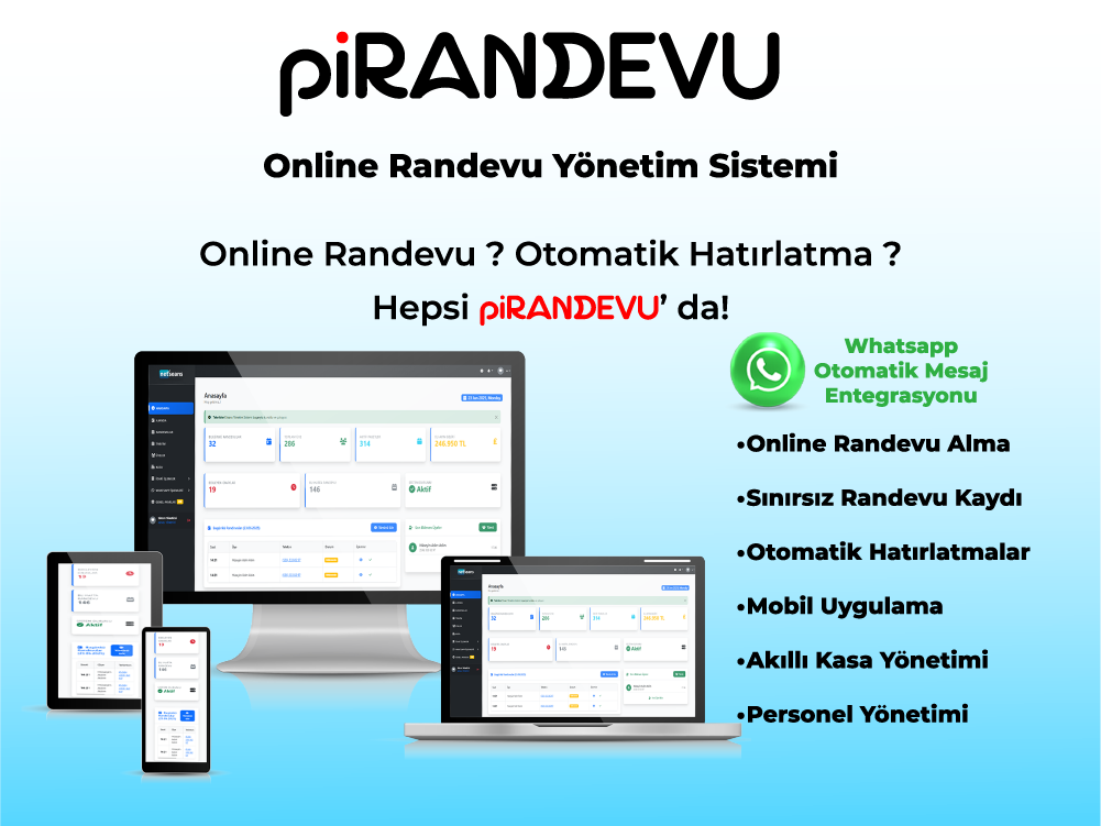piRANDEVU - Online Self Servis Randevu Sistemi